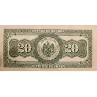 20 Pesos El Estado de Sonora