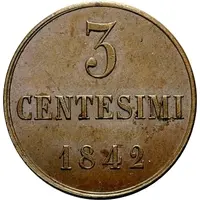 3 Centesimi - Carlo Alberto