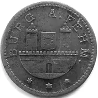10 Pfennig - Burg auf Fehmarn