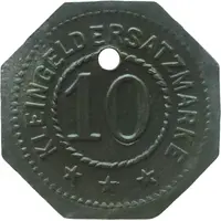 10 Pfennigs - Reisholz Deutsche Carborundum Werke