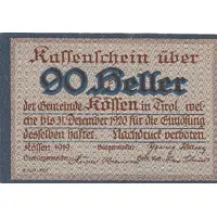 90 Heller Kössen in Tirol