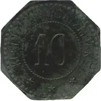 10 Pfennigs - Königsberg in Preußen Franz Todtenhöfer & Co