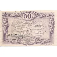 50 Centimes - Chambre de Commerce de la Marne [51]