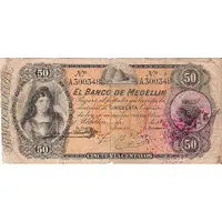 50 Centavos Banco de Medellin
