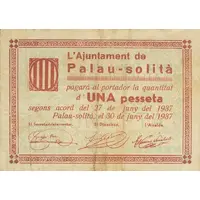 1 Peseta Palau-solità