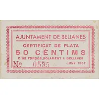 50 Céntimos Belianes