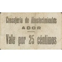 25 Céntimos Ador