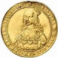 3 Ducats - Christina 1st portrait