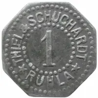 1 Pfennig - Ruhla Thiel and Schuchardt