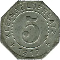 5 Pfennig - Tübingen