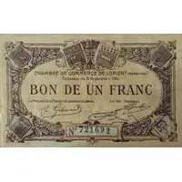 1 Franc - Chambre de Commerce de Lorient