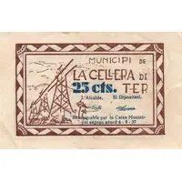 25 Céntimos La Cellera de Ter