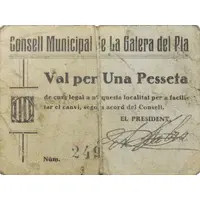 1 Peseta La Galera del Pla
