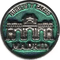 Medal - Madrid green