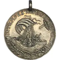 Medal - St. George's S:Georgivs.Eqvitvm.Patronvs*/In Tempestate*Secvritas