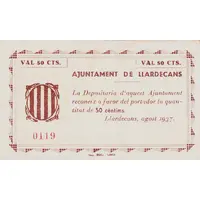 50 Céntimos Llardecans