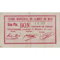 1 Peseta Lloret de Mar