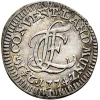 2-1/2 Kreuzers - Louis Frederick Charles