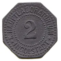 2 Pfennig - Ingolstadt K. Hauptlaboratorium