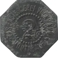 2 Pfennig - Montabaur Eisengiesserei Volkmann