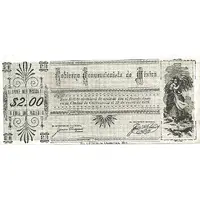 2 Pesos Gobierno Convencionista de México