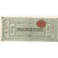 2 Pesos Gobierno Convencionista de México