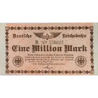 1 000 000 Mark Deutsche Reichsbahn