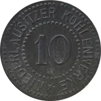 10 Pfennig - Berlin Niederlausitzer Kohlenwerke