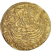 1 Noble 'Rose Noble' - Philip II