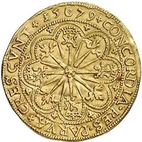 1 Noble 'Rose Noble' - Philip II