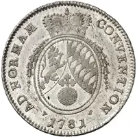 1/2 Thaler - Charles Theodore Konventionstaler