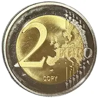 2 euros Reproduction, Forteresse du Rocher