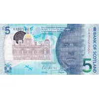5 Pounds Bank of Scotland