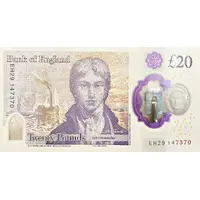 20 Pounds - Charles III JMW Turner, polymer