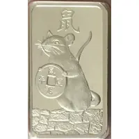 1 oz Silver PAMP - Lunar Rat
