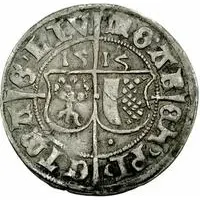 1 Ferding - Wolter von Plettenberg and Jasper Linde Riga, curved shield, child to the left