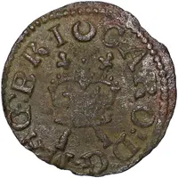 1 Farthing - Charles I Richmond issue, mule of types 3 and 2