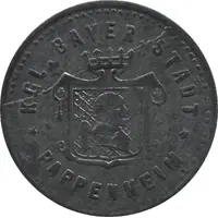 10 Pfennig - Pappenheim