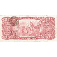 1 Peso El Banco de Tamaulipas