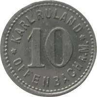 10 Pfennig - Offenbach Karl Ruland