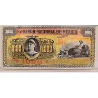 1000 Pesos El Banco Nacional de Mexico