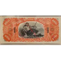 1000 Pesos El Banco Nacional de Mexico