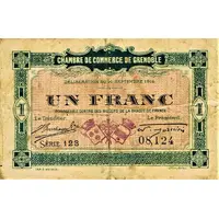 1 Franc - Chambre de Commerce de Grenoble 38