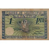1 Peseta Albacete
