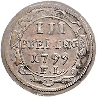 3 Pfennig - Gustav IV Adolph