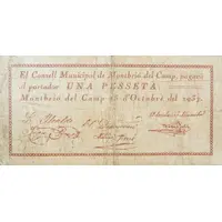 1 Peseta Montbrió del Camp