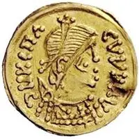 1 Tremissis In the name of Heraclius, Stipled torso
