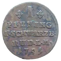 1 Pfennig - John Frederick