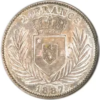 2 Francs - Léopold II