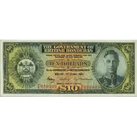 10 Dollars - George VI Gray